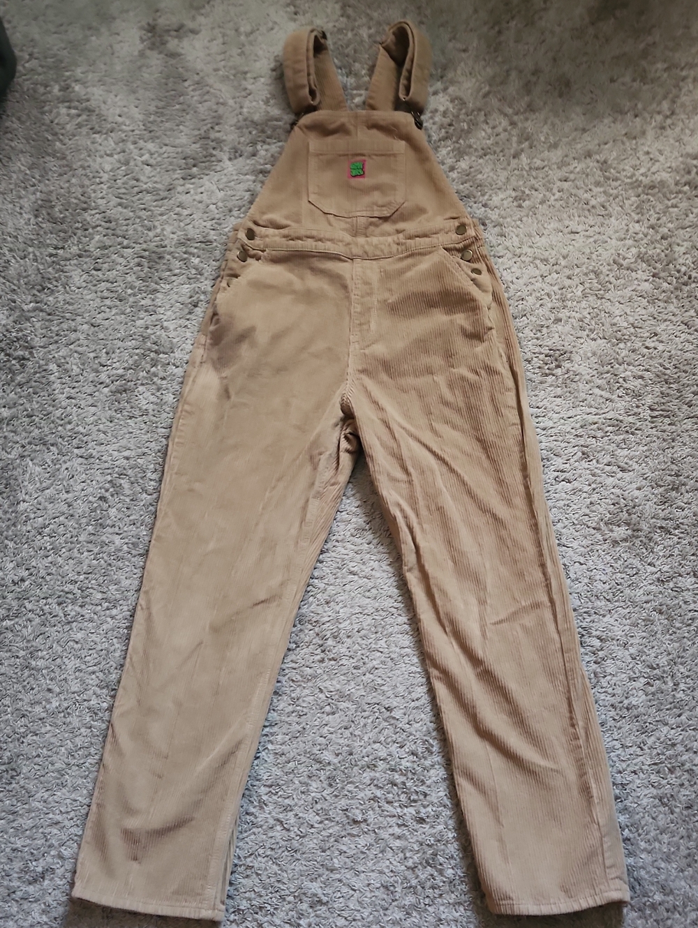 Empyre Corduroy Beige Overalls
